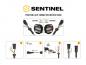 Preview: Lazer Lamps Sentinel 7" Elite in Weiß mit Positionslicht
