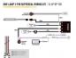 Preview: Lazer Lamps Kabelsatz Single-Lamp für Linear-6 Elite+