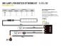 Preview: Lazer Lamps Kabelsatz Single-Lamp (für Utility 80HD & RP-Hyperspot) mit Verstellbarer Helligkeit