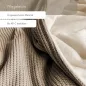 Preview: Blanketino Kuscheldecke Baumwollstrick