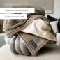 Preview: Blanketino Kuscheldecke Baumwollstrick