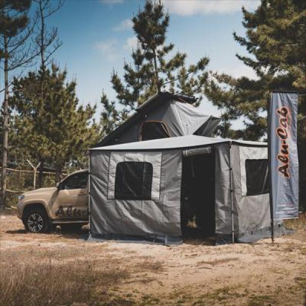 Preview: Alu-Cab 270° Markise Seitenwände Set rechts