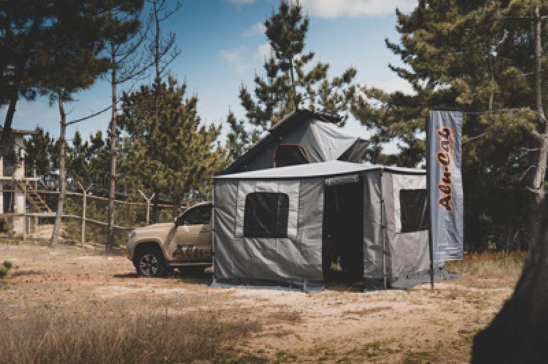 Preview: Alu-Cab Khaya Markise Links Seitenwände Set