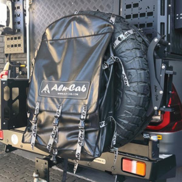 Preview: Alu-Cab Reserverad Tasche Schwarz - Groß