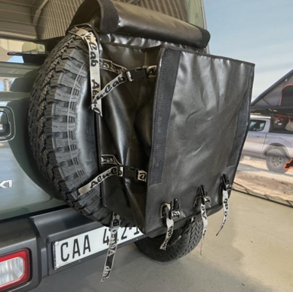 Preview: Alu-Cab Reserverad Tasche Schwarz - Groß
