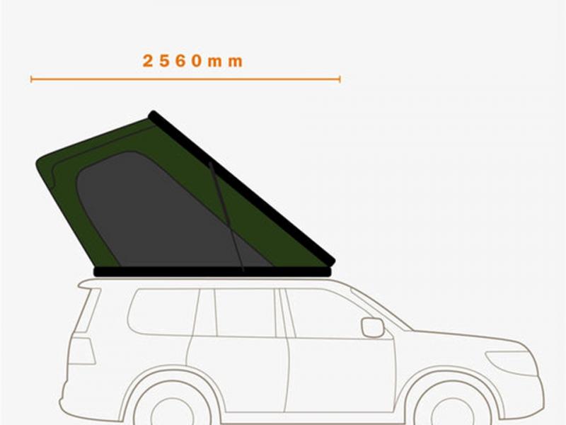 Darche Eco Ridgeback Rooftop tent Green