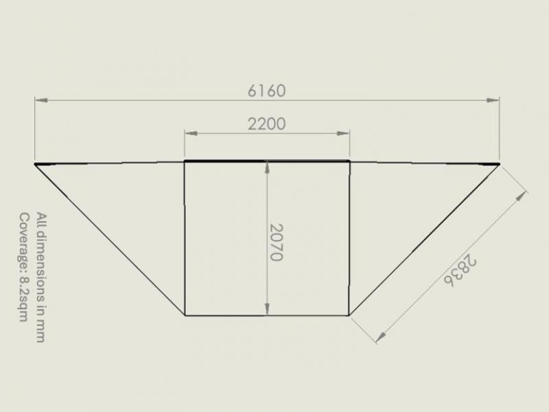 Darche 180 Freestanding Led Awning