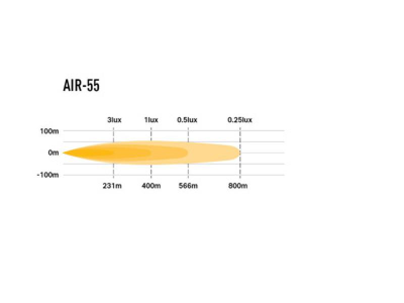 Lazer Lamps Air-55 - Beacon Schwarz