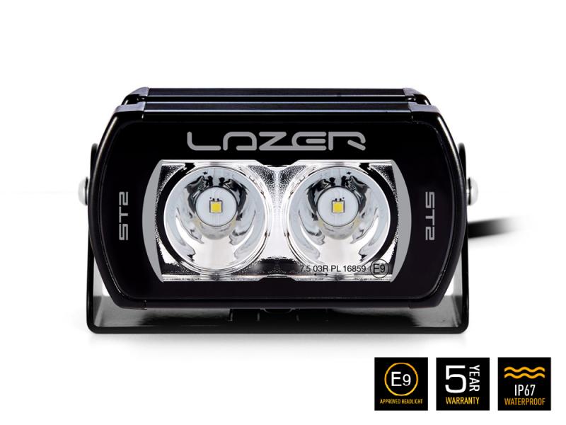 Preview: Lazer Lamps ST2 Evolution LED-Scheinwerfer Schwarz
