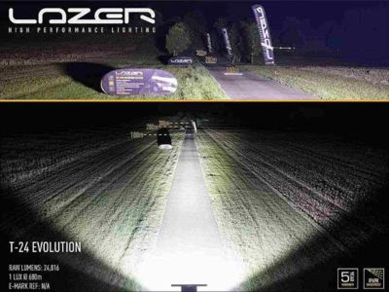 Lazer Lamps T24 Evolution LED-Scheinwerfer Schwarz