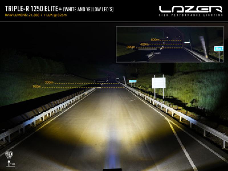Preview: Lazer Lamps Triple-R 1250 Scheinwerfer Elite+ schwarz