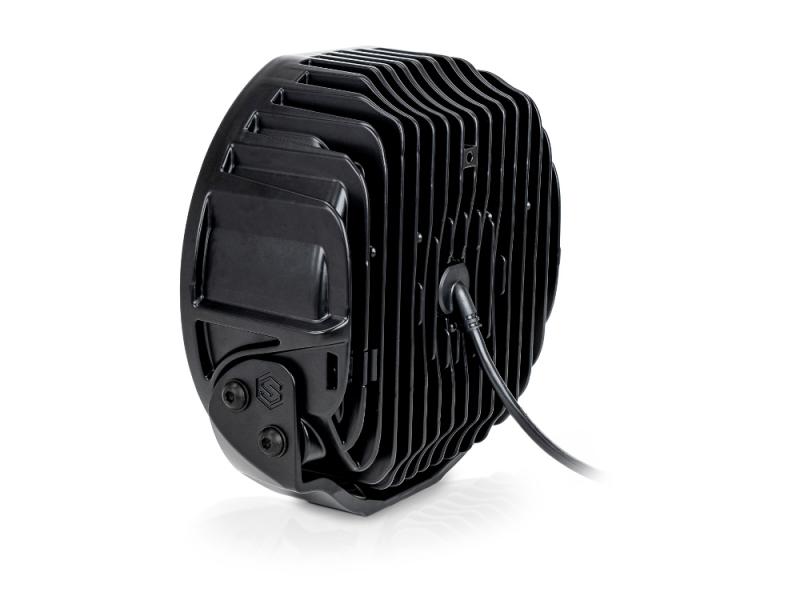 Preview: Lazer Lamps Sentinel 9" Chrome in Schwarz mit Positionslicht