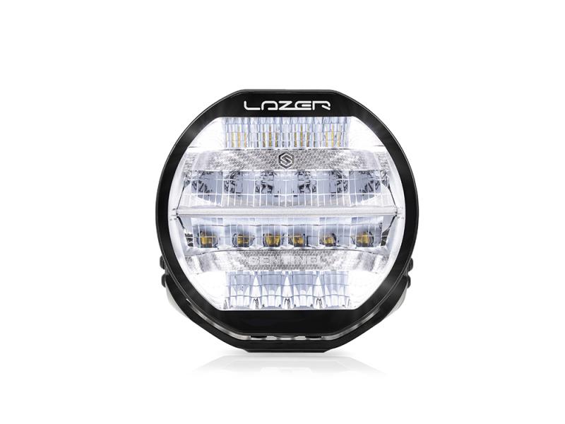 Preview: Lazer Lamps Sentinel 9" Chrome in Schwarz mit Positionslicht