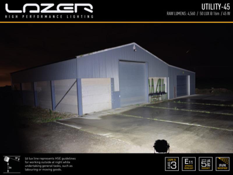 Preview: Lazer Lamps Utility-45 Gen2 mit Kompakthalterung Slimline