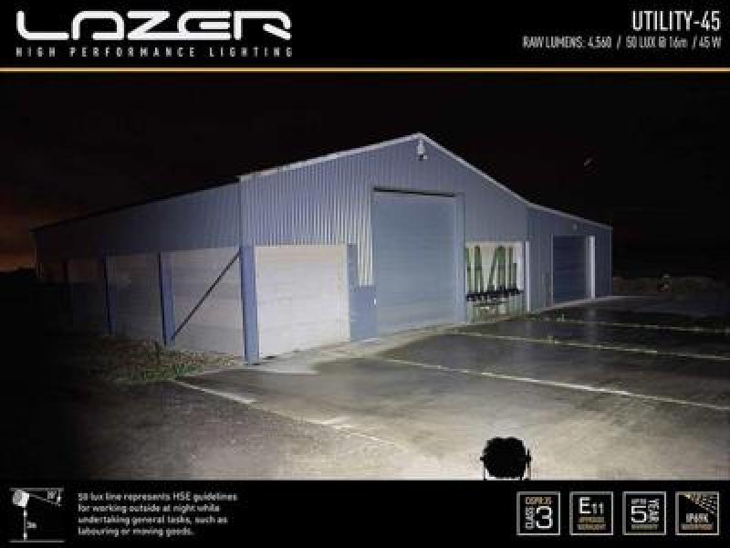 Preview: Lazer Lamps Utility-45 Gen2 mit U-Haltebügel, breit