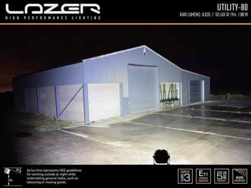 Lazer Lamps Utility-80 Gen2 mit U-Haltebügel, breit