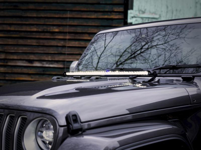Preview: Lazer Lamps Hauben-Halterungs-Kit für Jeep Wrangler JL (2017+) für Linear-36