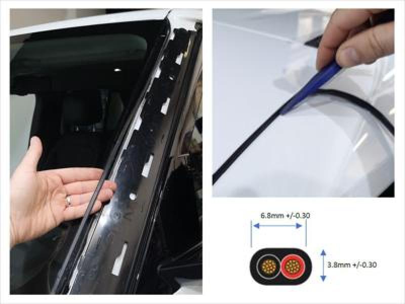 Preview: Lazer Lamps Kabelsatz Doppelt Lang (für Triple-R bis 1000, ST-Reihe und Linear bis 18)