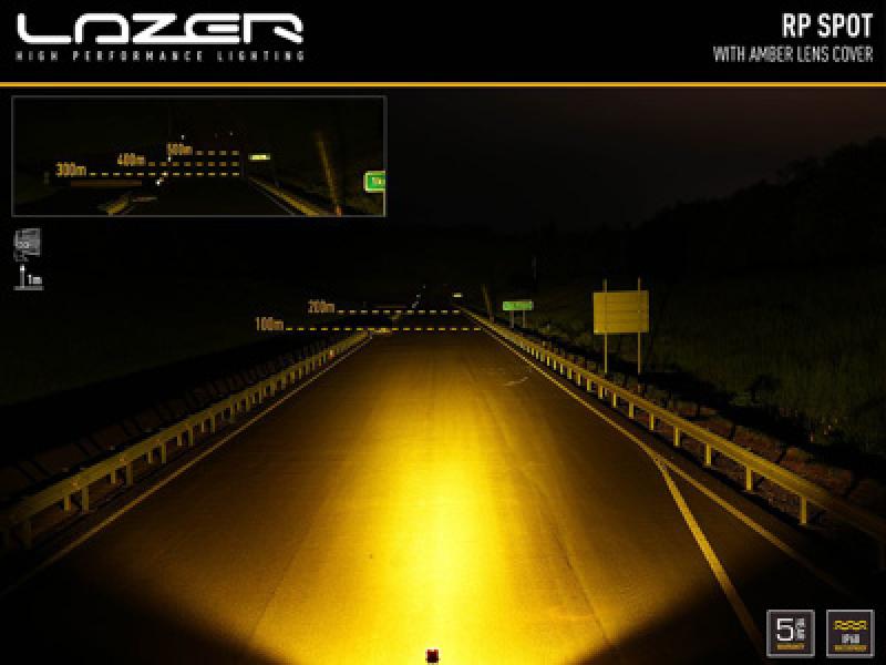 Preview: Lazer Lamps Linsenschutz Gelb RP-Serie/Utility-80 HD