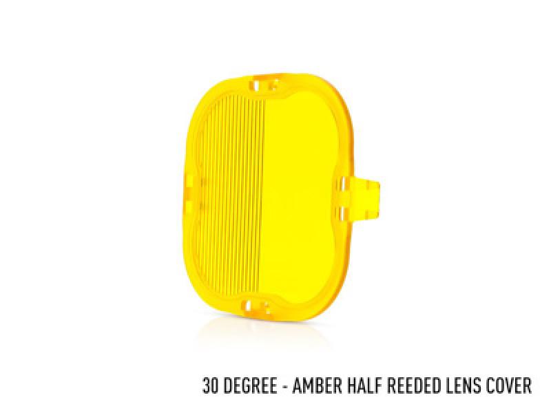 Preview: Lazer Lamps Linsenschutz Gelb Halb Geriffelt 30 RP-Serie/Utility-80 HD