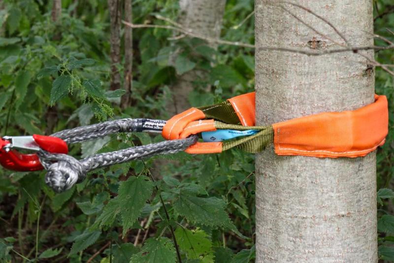 Preview: Nakatanenga Softschäkel 10mm - Bruchfestigkeit 12.000kg orange