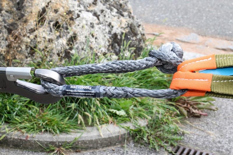Nakatanenga Softschäkel 10mm - Bruchfestigkeit 12.000kg grau
