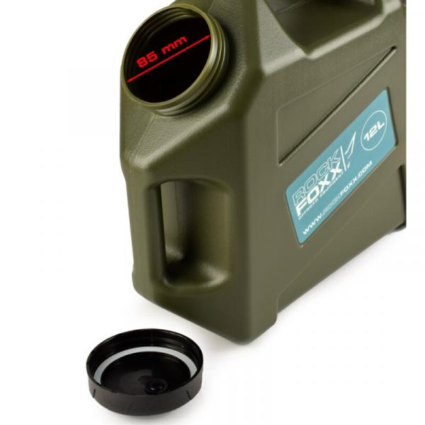 Rockfoxx Wasserkanister mit Zapfhahn, 12L, Army Grün