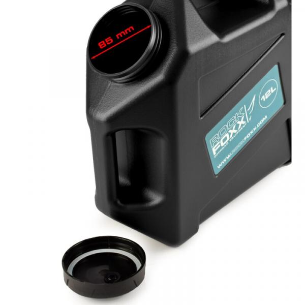 Rockfoxx Wasserkanister mit Zapfhahn, 12L, schwarz