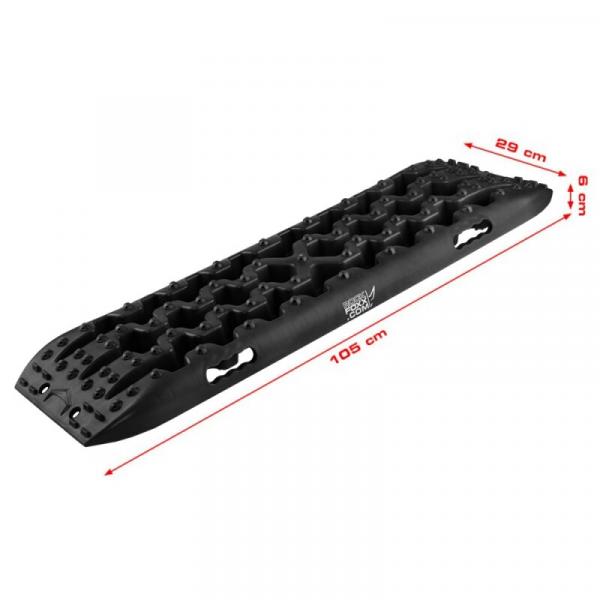 Preview: Rockfoxx Bergeboards, Sandbleche, Offroad Anfahrhilfen, 10 Tonnen, Paar