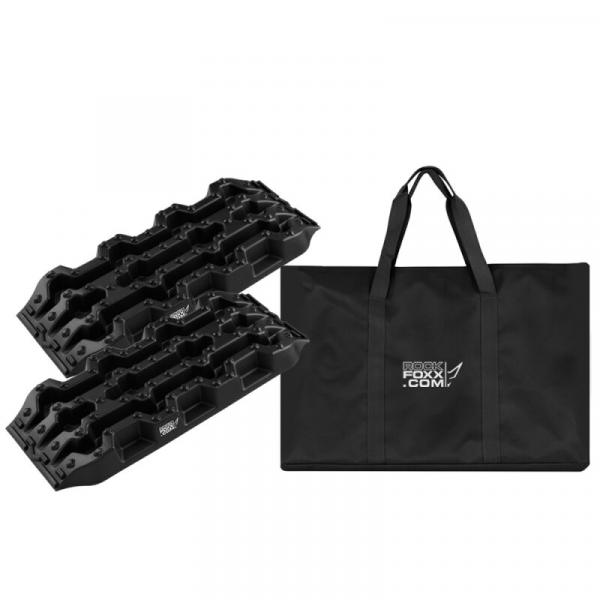 Preview: Rockfoxx Mini Bergeboards, Sandbleche mit Tasche, 55x24x5 cm