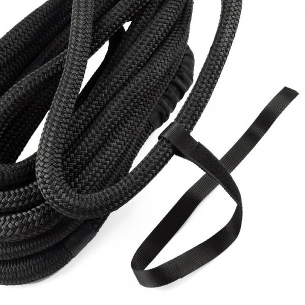 Preview: Rockfoxx Kinetisches Bergeseil, 9m x 25mm, 13,8t Bruchlast, elastisches Abschleppseil