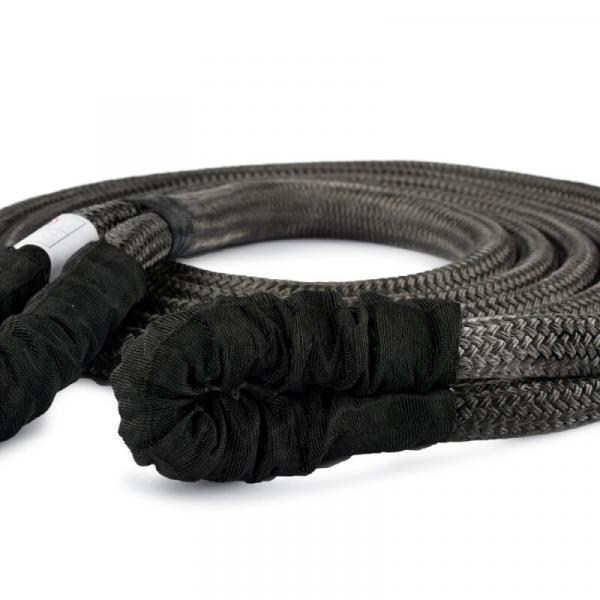 Rockfoxx Kinetisches Bergeseil, 9m x 38mm, 30t Bruchlast, elastisches Abschleppseil