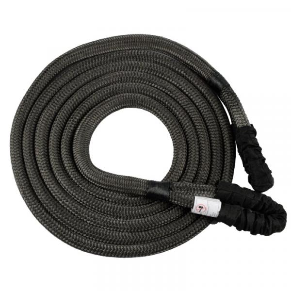 Preview: Rockfoxx Kinetisches Bergeseil, 9m x 38mm, 30t Bruchlast, elastisches Abschleppseil