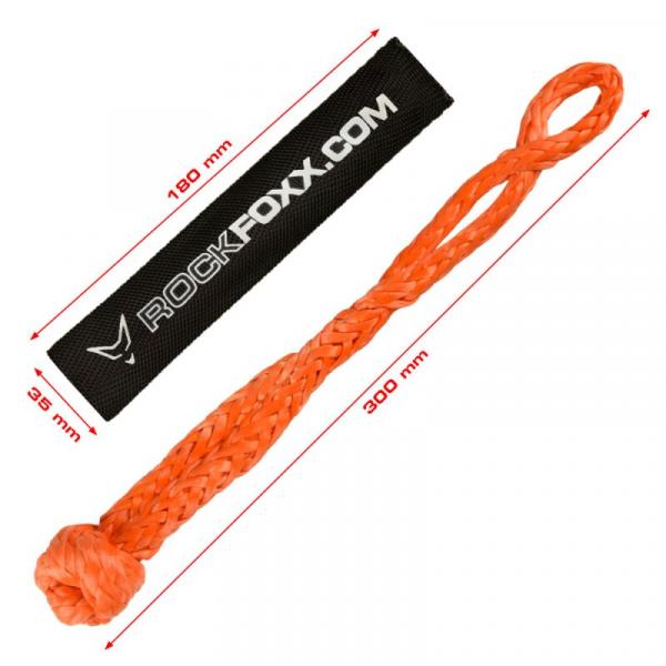Preview: Rockfoxx Softschäkel Ø 8 mm, 300 mm, Bruchlast 9,38 t