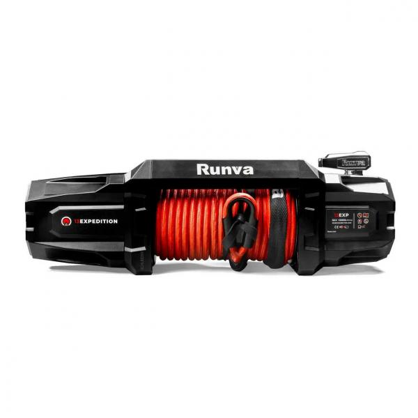 Runva - 13 Expedition 12V Seilwinde mit Syntethik Seil inkl. Zubehör