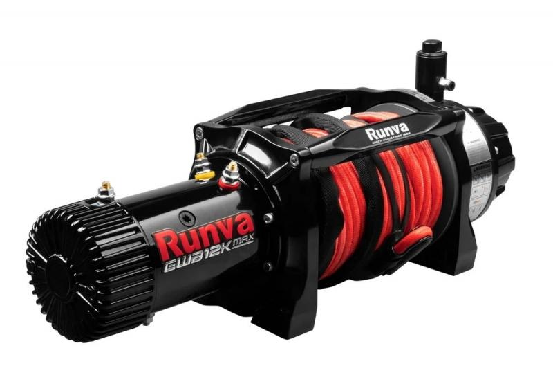 Preview: Runva - EWB12K MAX 12V Seilwinde mit Armortech Synthetik Seil