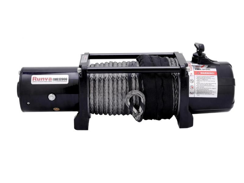 Runva - EWL12000 12V Seilwinde mit Synthetik Seil