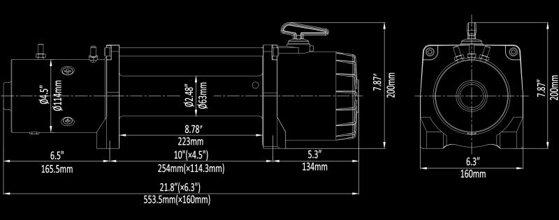 Preview: Runva - EWV12000 ULTIMATE 12V Seilwinde mit Synthetik Seil
