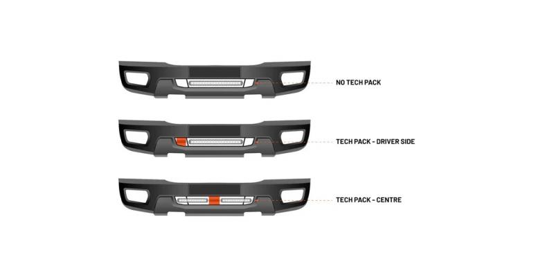 STEDI Ford Ranger & Raptor Kühlergrill-Befestigung (Unten)