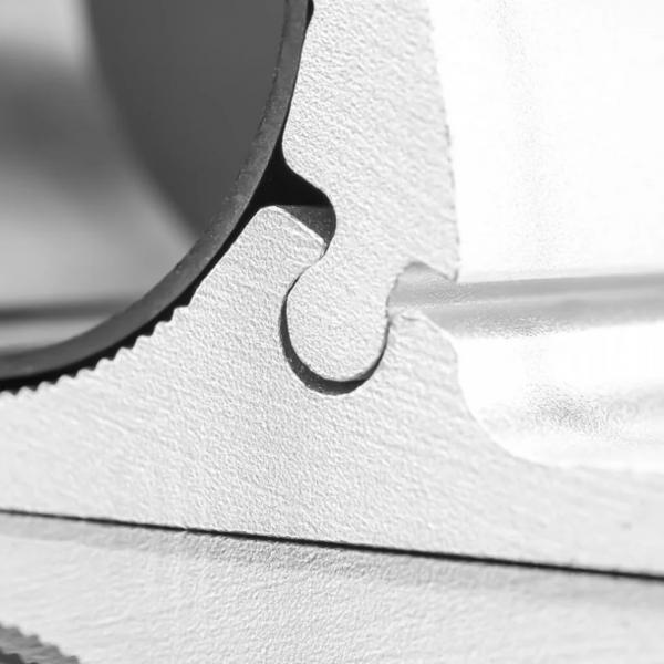 Preview: STEDI Rohrklemme Montagehalterungen Silber 76 - 81 mm