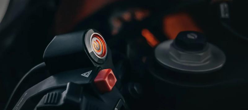 Preview: STEDI Motorrad LED Light Schalter - Lenkermontage