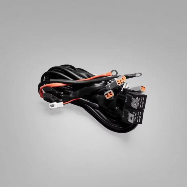 STEDI Plug & Play Quad Fernlicht-Kabelbaum (DT-P) - 4 Anschlüsse, 2 Relais