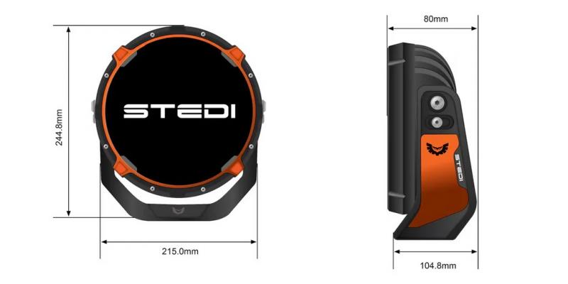 Preview: STEDI TYPE-X Pro Plus Kit (inkl. DRL) (2 Stk.)