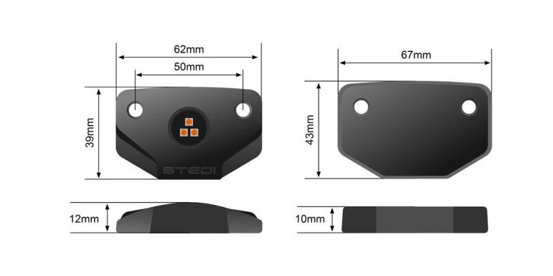STEDI Surface Rock Light Warmweiß (1 Stk.)
