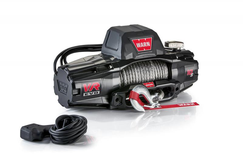 Preview: WARN Seilwinde VR EVO 10s 12V 4.536 kg Zugkraft, Kunststoffseil