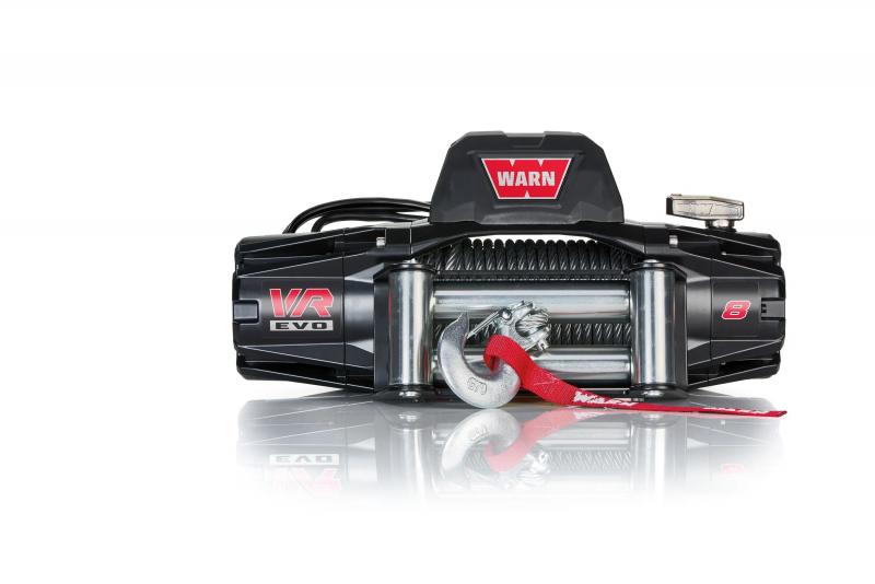 WARN Seilwinde VR EVO 8 12V 3.630 kg Zugkraft, Stahlseil