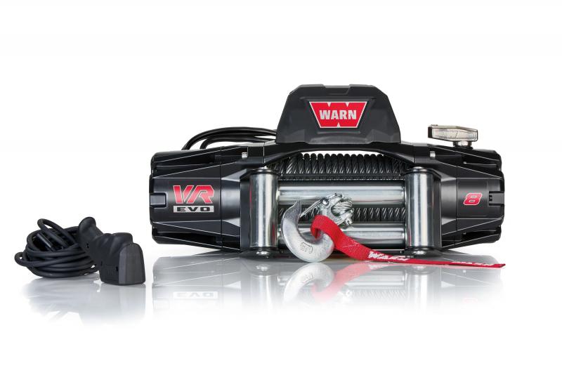 Preview: WARN Seilwinde VR EVO 8 12V 3.630 kg Zugkraft, Stahlseil