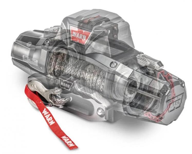 Preview: WARN Seilwinde ZEON XD 10 12V 4.535 kg Zugkraft inkl. Kunststoffseil