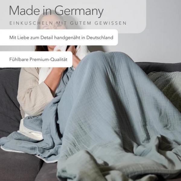 Preview: Blanketino Kuscheldecke Musselin