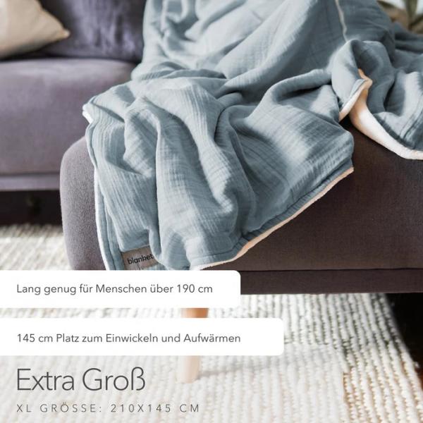 Blanketino Kuscheldecke Musselin